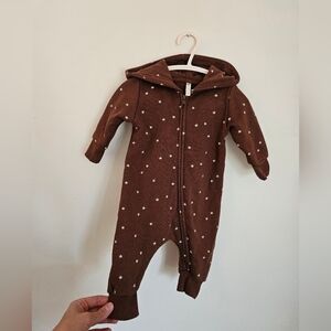 Rylee + Cru Brown Star Onesie